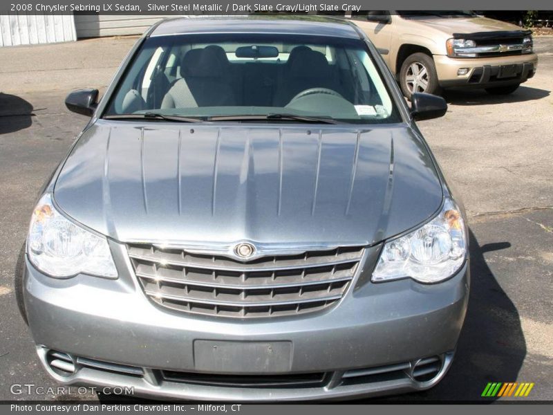 Silver Steel Metallic / Dark Slate Gray/Light Slate Gray 2008 Chrysler Sebring LX Sedan