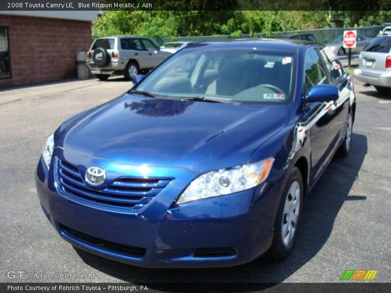 Blue Ribbon Metallic / Ash 2008 Toyota Camry LE