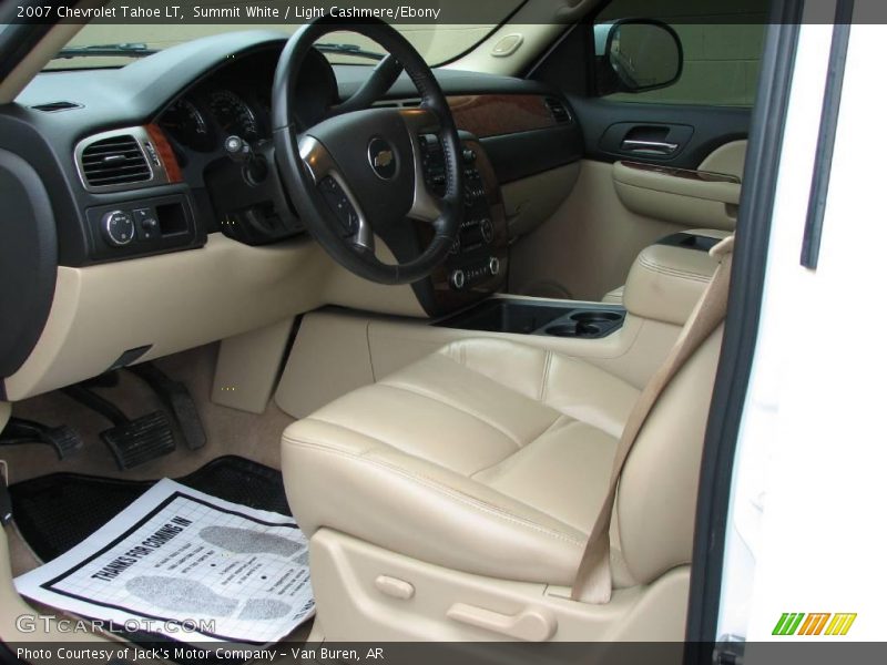 Summit White / Light Cashmere/Ebony 2007 Chevrolet Tahoe LT