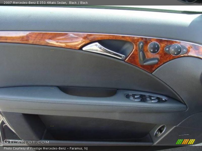 Black / Black 2007 Mercedes-Benz E 350 4Matic Sedan
