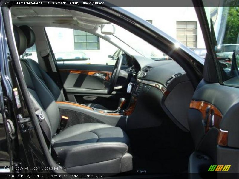 Black / Black 2007 Mercedes-Benz E 350 4Matic Sedan