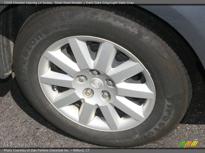 Silver Steel Metallic / Dark Slate Gray/Light Slate Gray 2008 Chrysler Sebring LX Sedan