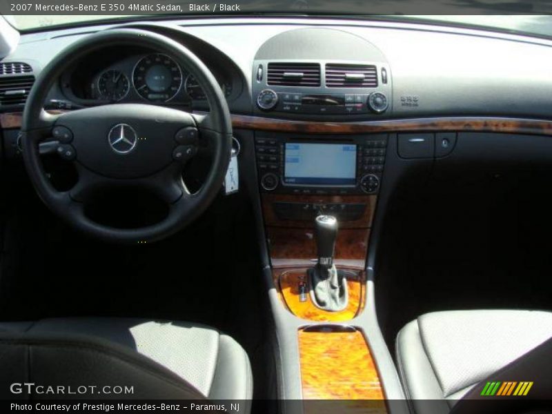 Black / Black 2007 Mercedes-Benz E 350 4Matic Sedan