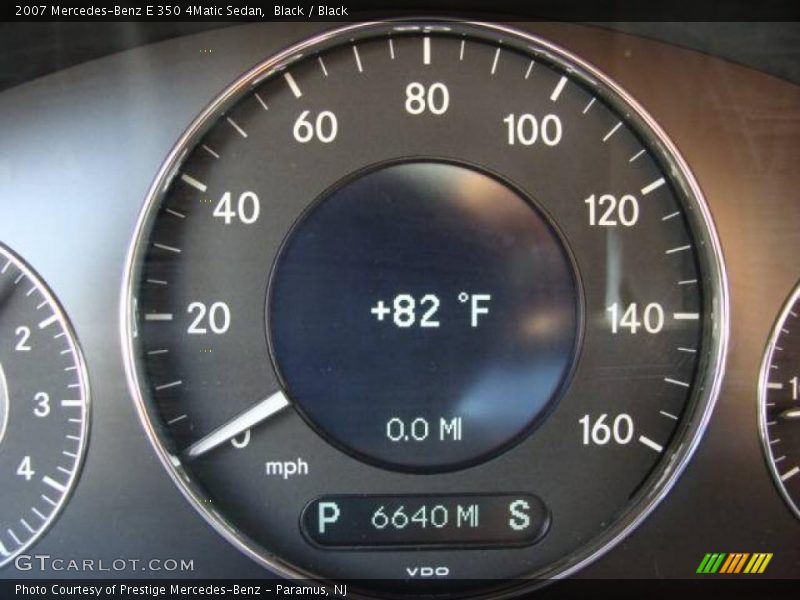Black / Black 2007 Mercedes-Benz E 350 4Matic Sedan