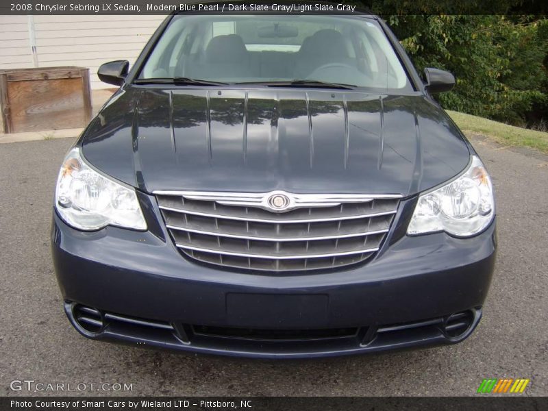 Modern Blue Pearl / Dark Slate Gray/Light Slate Gray 2008 Chrysler Sebring LX Sedan