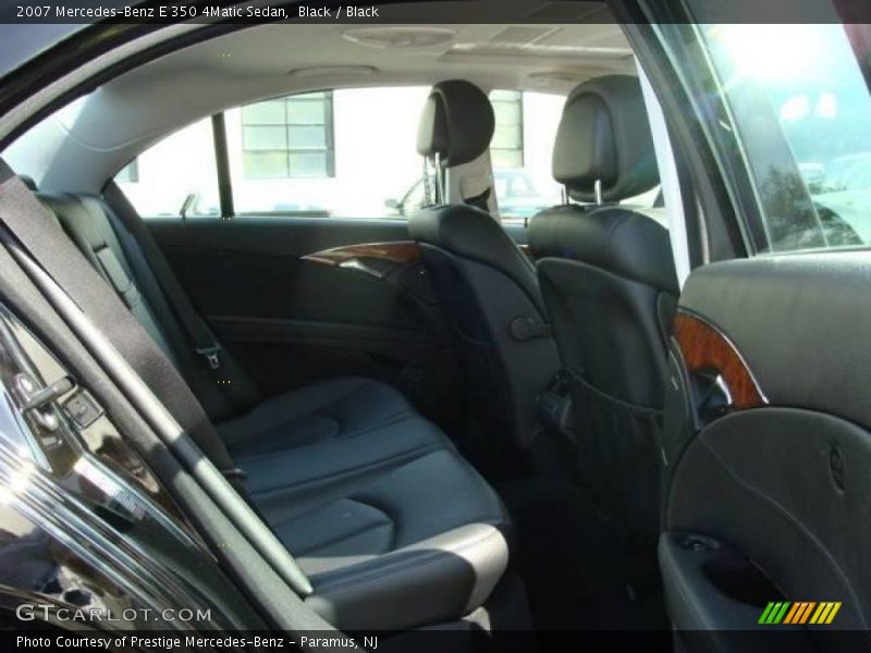 Black / Black 2007 Mercedes-Benz E 350 4Matic Sedan