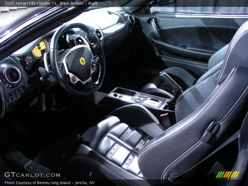Black Metallic / Black 2005 Ferrari F430 Spider F1