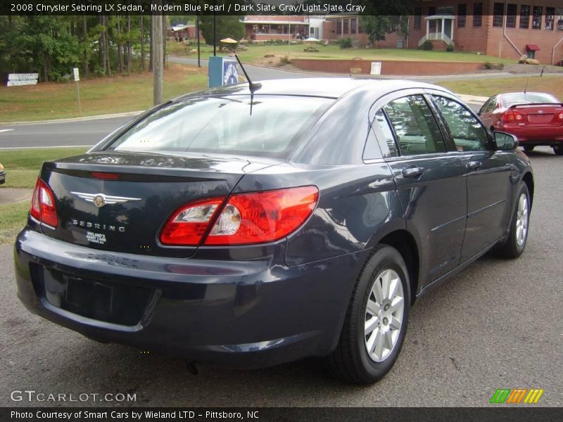Modern Blue Pearl / Dark Slate Gray/Light Slate Gray 2008 Chrysler Sebring LX Sedan