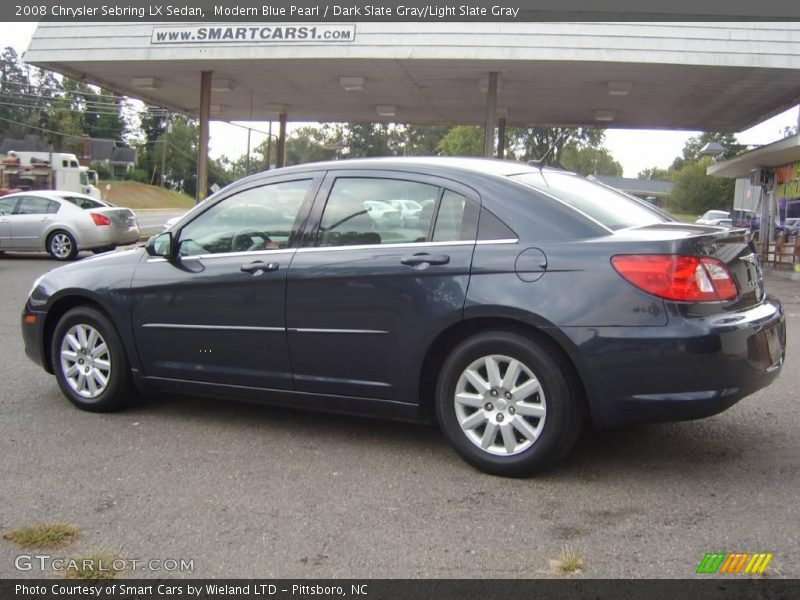 Modern Blue Pearl / Dark Slate Gray/Light Slate Gray 2008 Chrysler Sebring LX Sedan