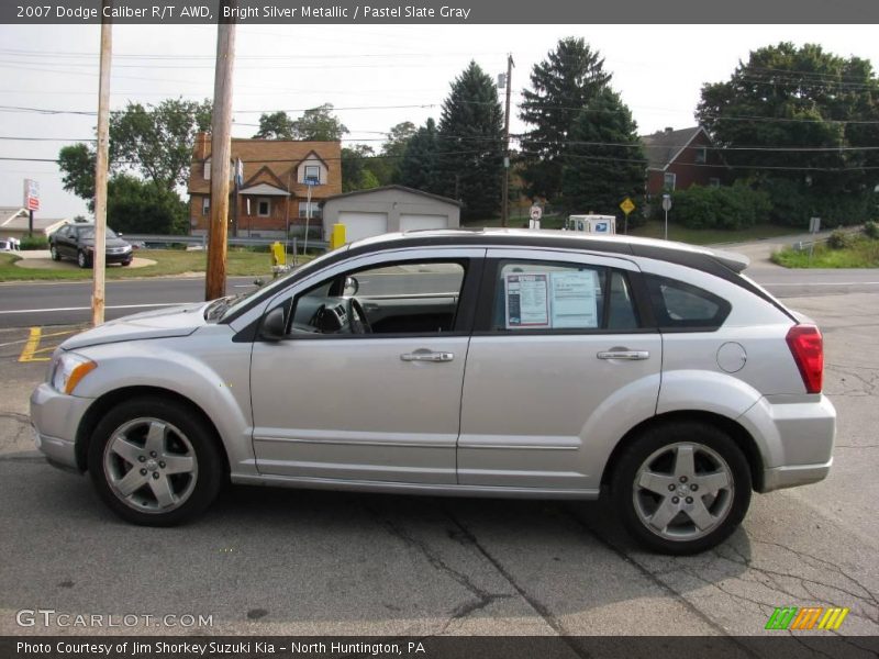 Bright Silver Metallic / Pastel Slate Gray 2007 Dodge Caliber R/T AWD