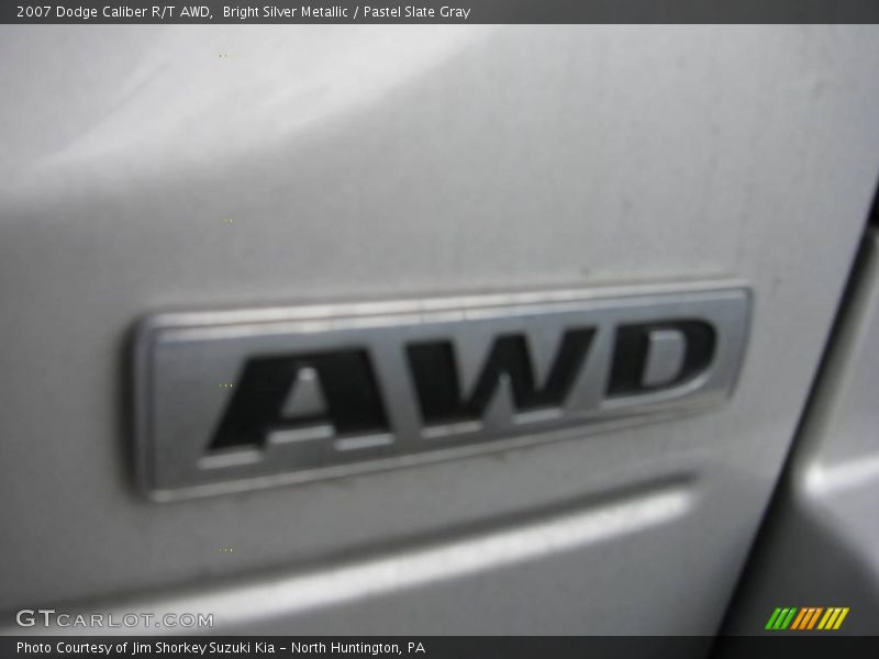 Bright Silver Metallic / Pastel Slate Gray 2007 Dodge Caliber R/T AWD