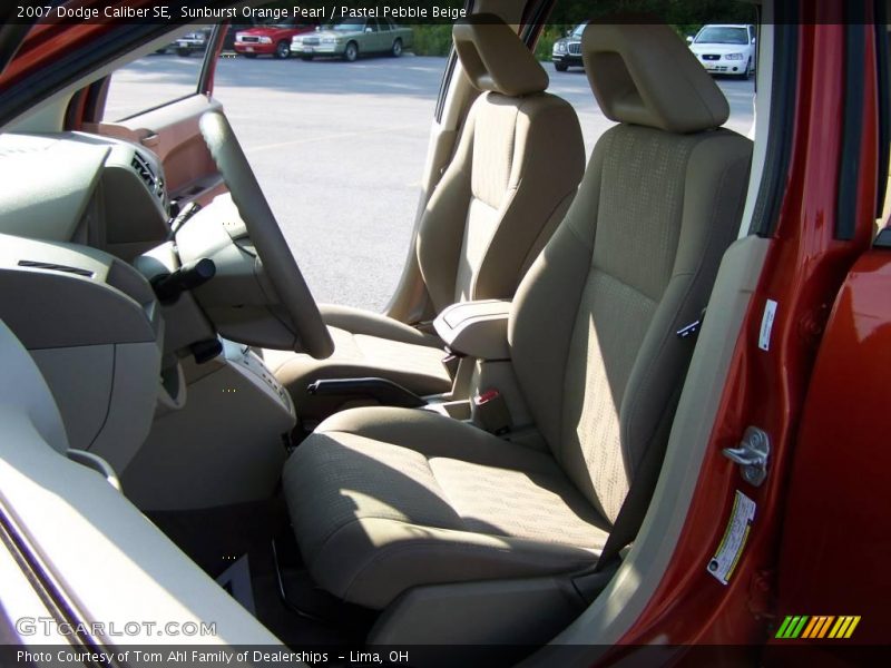 Sunburst Orange Pearl / Pastel Pebble Beige 2007 Dodge Caliber SE