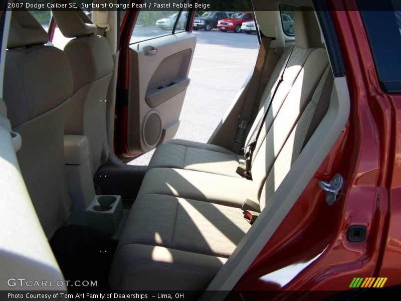 Sunburst Orange Pearl / Pastel Pebble Beige 2007 Dodge Caliber SE
