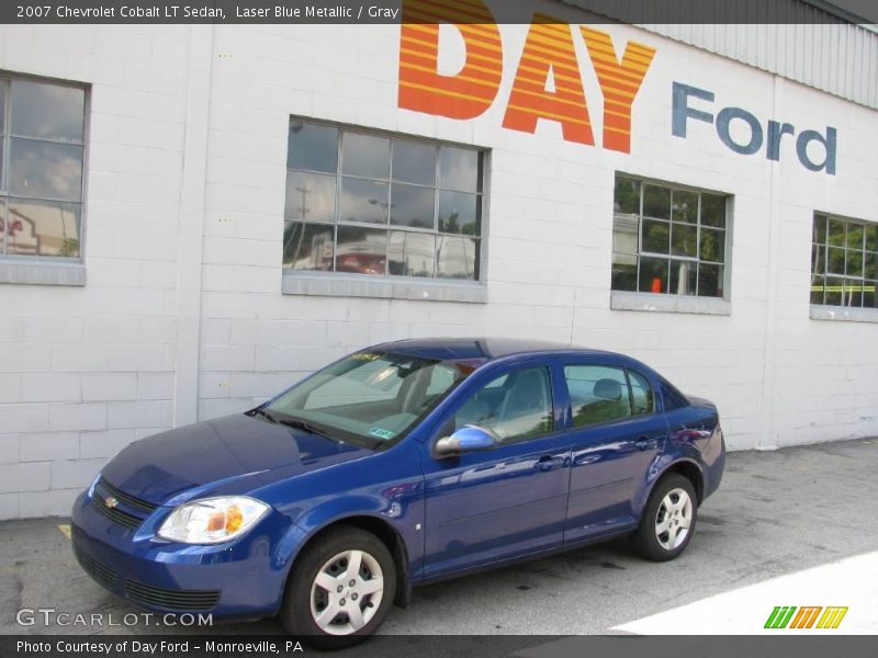 Laser Blue Metallic / Gray 2007 Chevrolet Cobalt LT Sedan