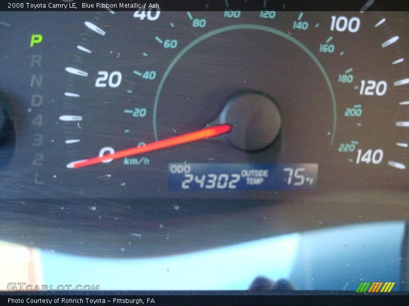 Blue Ribbon Metallic / Ash 2008 Toyota Camry LE