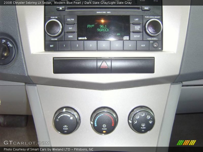 Modern Blue Pearl / Dark Slate Gray/Light Slate Gray 2008 Chrysler Sebring LX Sedan