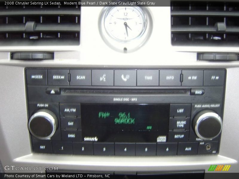 Modern Blue Pearl / Dark Slate Gray/Light Slate Gray 2008 Chrysler Sebring LX Sedan