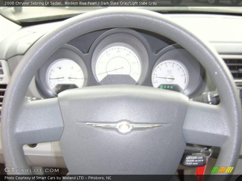 Modern Blue Pearl / Dark Slate Gray/Light Slate Gray 2008 Chrysler Sebring LX Sedan