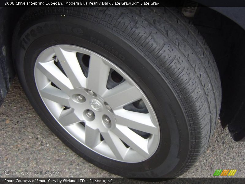 Modern Blue Pearl / Dark Slate Gray/Light Slate Gray 2008 Chrysler Sebring LX Sedan