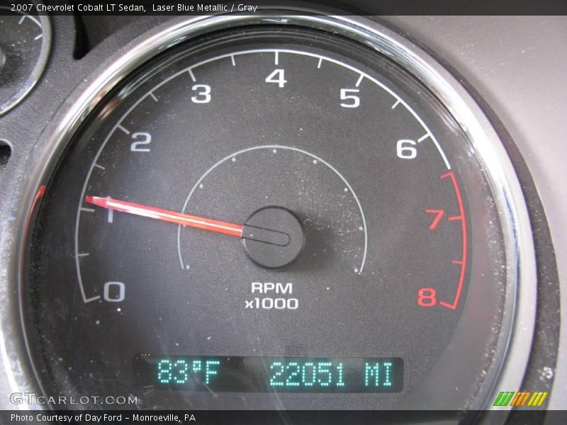 Laser Blue Metallic / Gray 2007 Chevrolet Cobalt LT Sedan