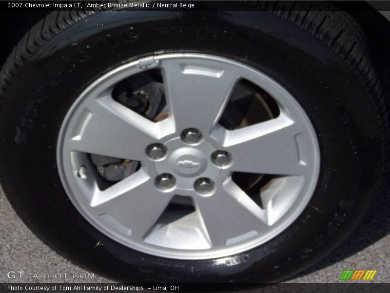 Amber Bronze Metallic / Neutral Beige 2007 Chevrolet Impala LT