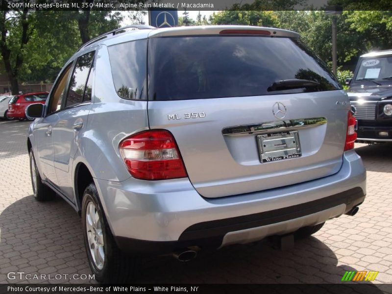 Alpine Rain Metallic / Macadamia 2007 Mercedes-Benz ML 350 4Matic