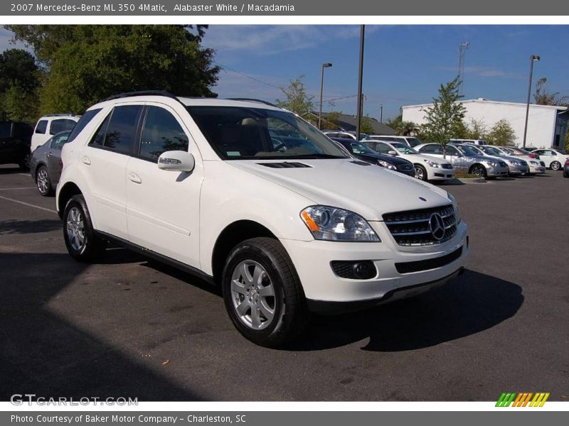 Alabaster White / Macadamia 2007 Mercedes-Benz ML 350 4Matic