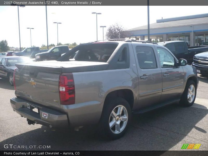 Graystone Metallic / Ebony 2007 Chevrolet Avalanche LTZ 4WD