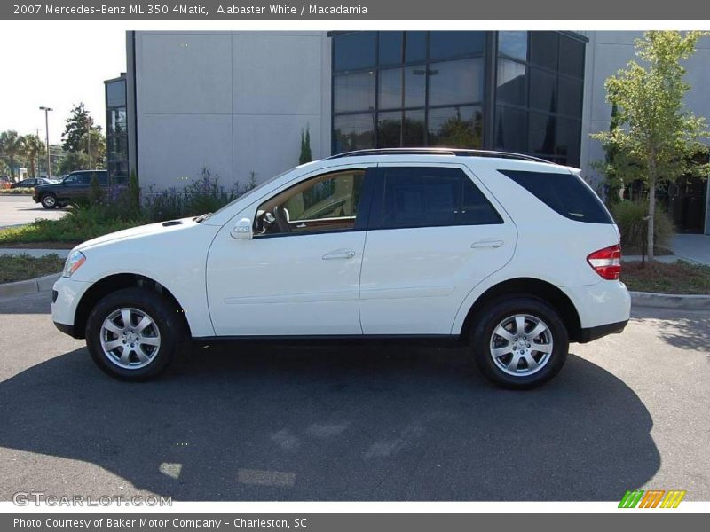 Alabaster White / Macadamia 2007 Mercedes-Benz ML 350 4Matic