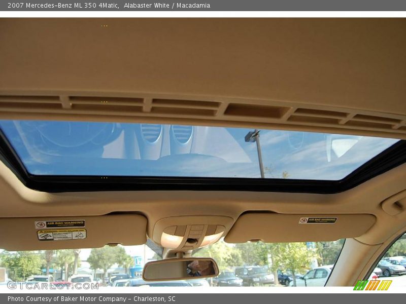 Alabaster White / Macadamia 2007 Mercedes-Benz ML 350 4Matic