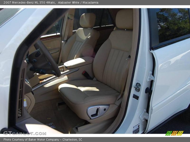 Alabaster White / Macadamia 2007 Mercedes-Benz ML 350 4Matic