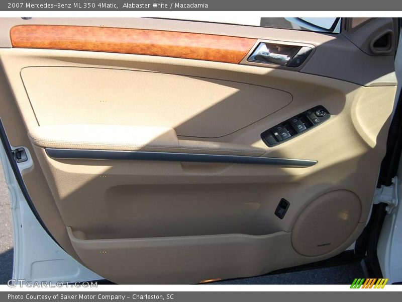 Alabaster White / Macadamia 2007 Mercedes-Benz ML 350 4Matic