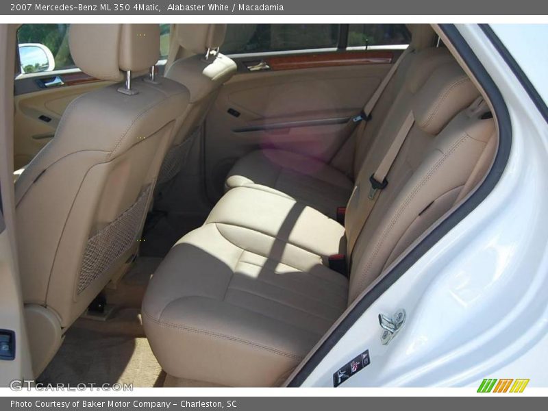 Alabaster White / Macadamia 2007 Mercedes-Benz ML 350 4Matic