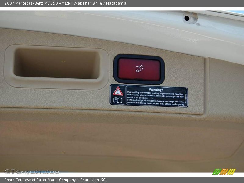 Alabaster White / Macadamia 2007 Mercedes-Benz ML 350 4Matic