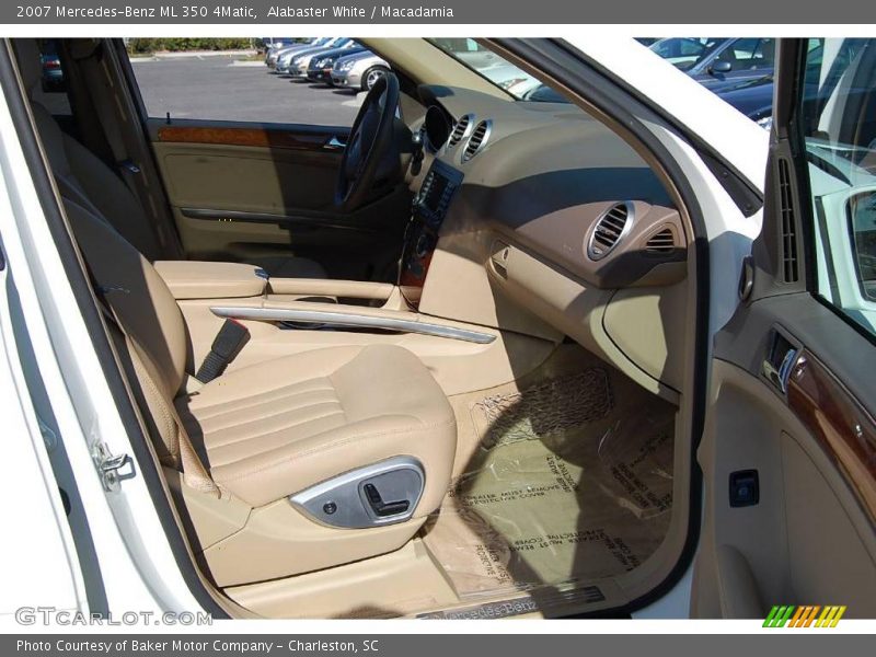 Alabaster White / Macadamia 2007 Mercedes-Benz ML 350 4Matic