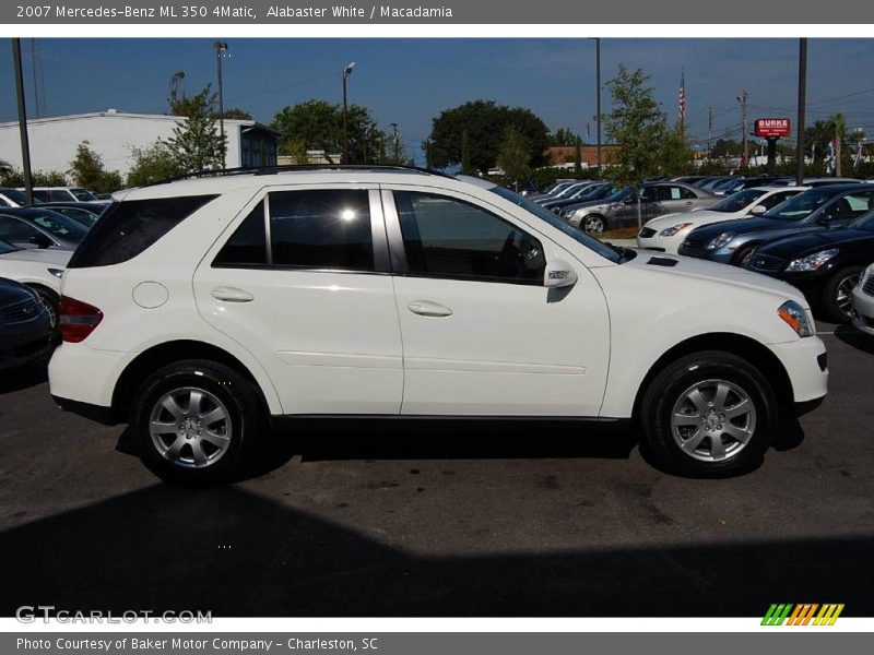 Alabaster White / Macadamia 2007 Mercedes-Benz ML 350 4Matic