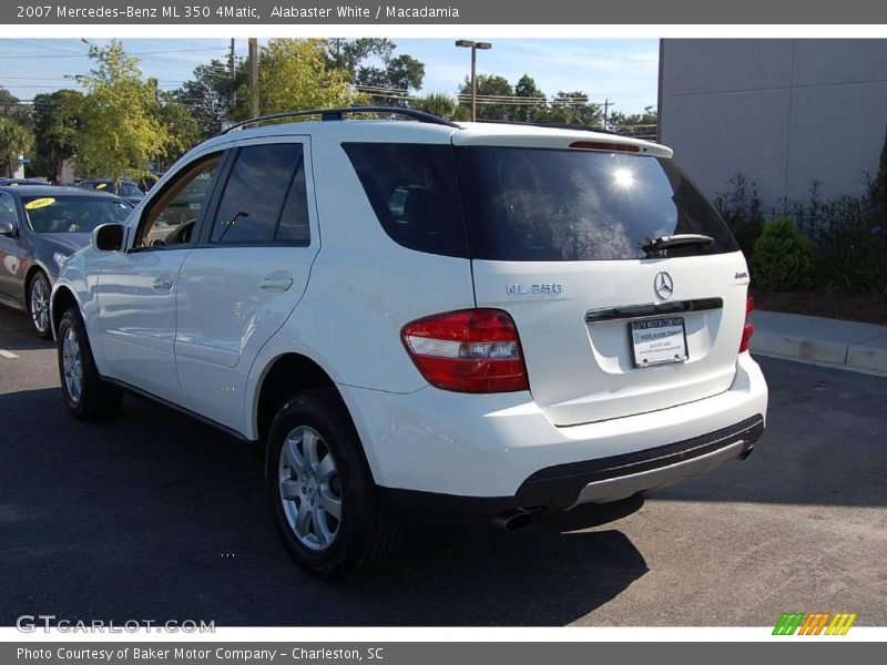 Alabaster White / Macadamia 2007 Mercedes-Benz ML 350 4Matic
