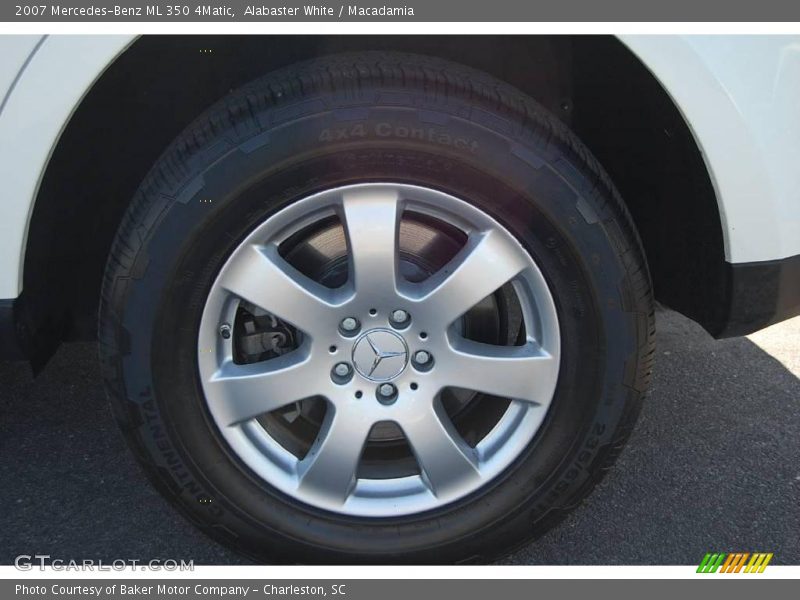 Alabaster White / Macadamia 2007 Mercedes-Benz ML 350 4Matic