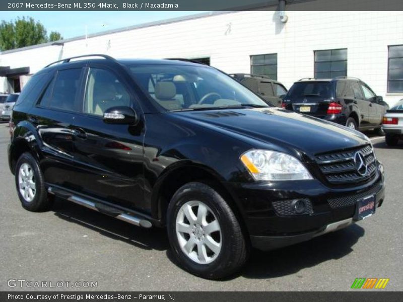 Black / Macadamia 2007 Mercedes-Benz ML 350 4Matic