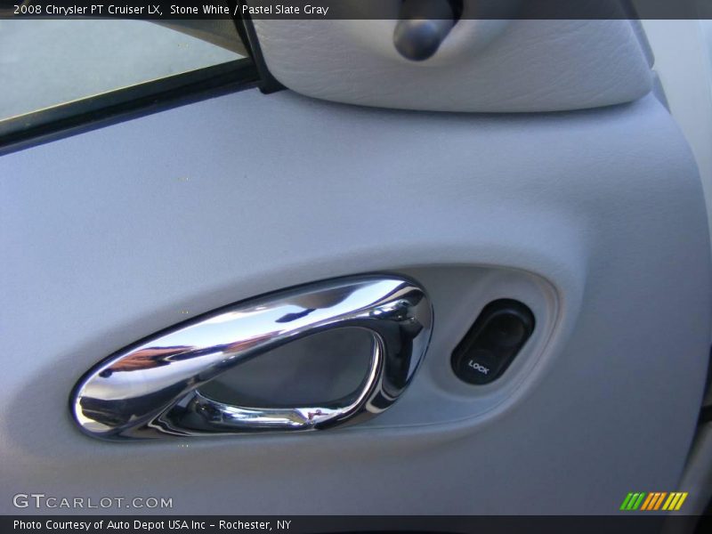 Stone White / Pastel Slate Gray 2008 Chrysler PT Cruiser LX
