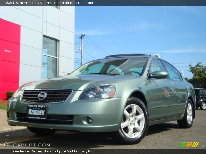 Mystic Emerald Metallic / Blond 2006 Nissan Altima 2.5 SL