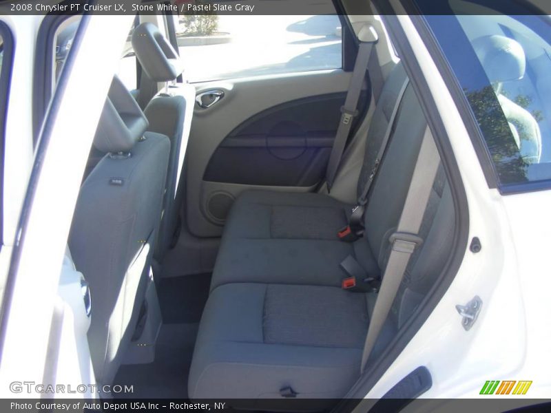 Stone White / Pastel Slate Gray 2008 Chrysler PT Cruiser LX