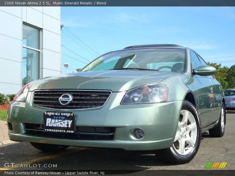 Mystic Emerald Metallic / Blond 2006 Nissan Altima 2.5 SL