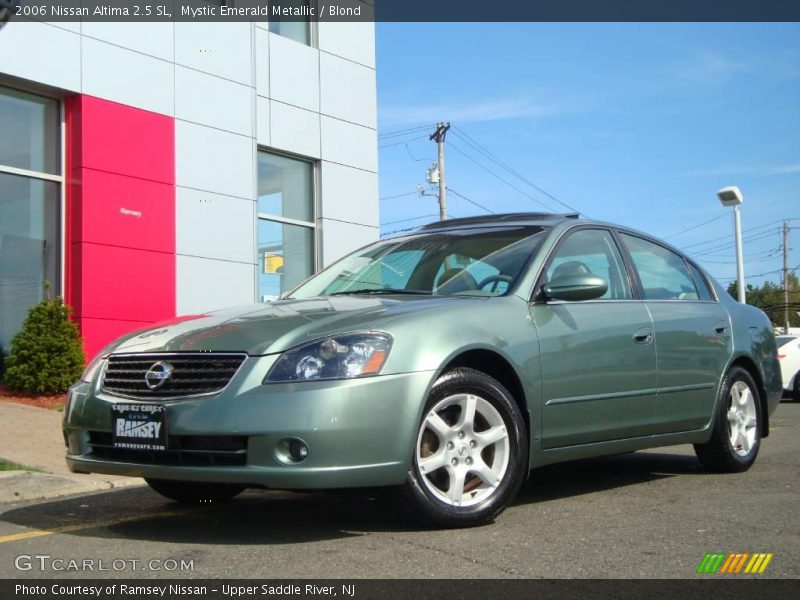 Mystic Emerald Metallic / Blond 2006 Nissan Altima 2.5 SL