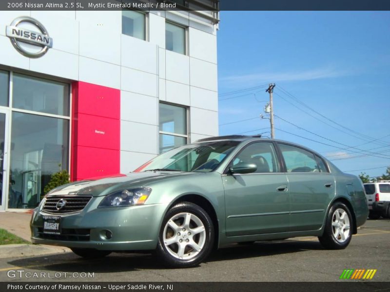 Mystic Emerald Metallic / Blond 2006 Nissan Altima 2.5 SL