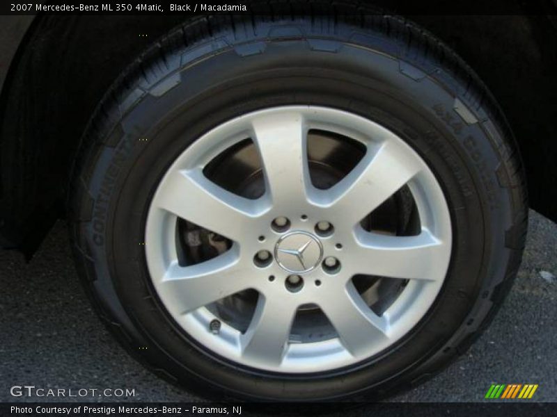 Black / Macadamia 2007 Mercedes-Benz ML 350 4Matic