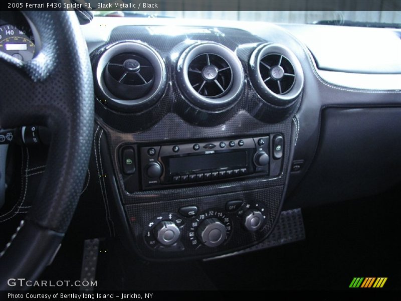 Black Metallic / Black 2005 Ferrari F430 Spider F1