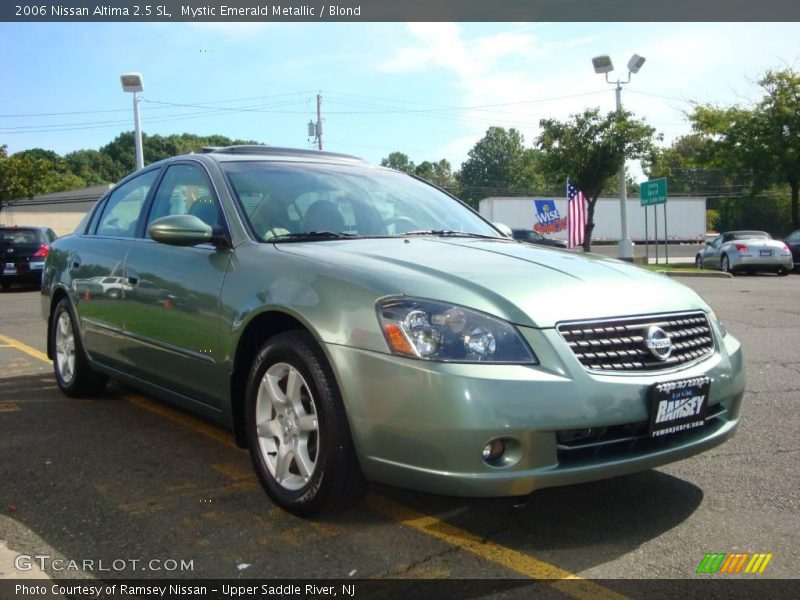 Mystic Emerald Metallic / Blond 2006 Nissan Altima 2.5 SL