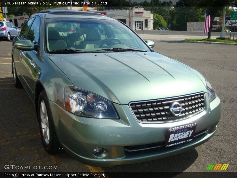 Mystic Emerald Metallic / Blond 2006 Nissan Altima 2.5 SL
