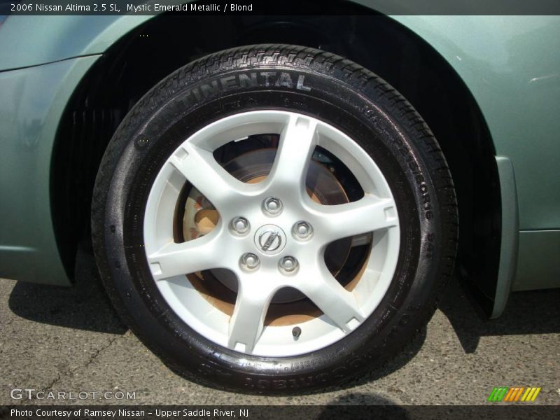 Mystic Emerald Metallic / Blond 2006 Nissan Altima 2.5 SL